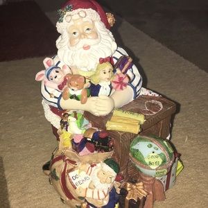 Santa Claus Ceramic Musical Box